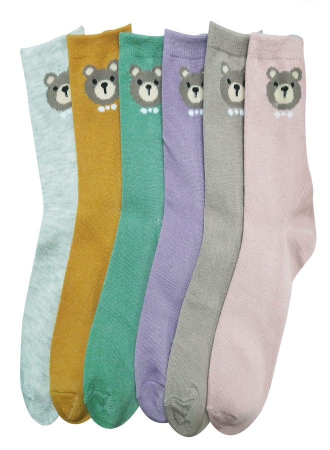 Missby Boy's Ankle Length Cotton Socks (Pack of 6) (Cartoon Socks_Assorted Colour)