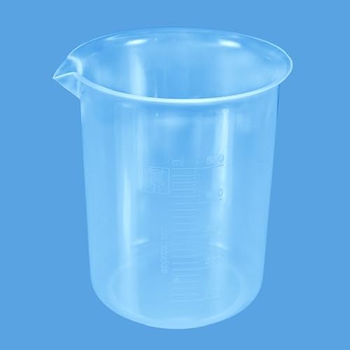 ESAW Multipurpose Measuring Cup/Beaker/Jug Set for Kitchen, Cooking, Science Labs, Baking, Car Service & Schools – BPA-Free Plastic, Set of 5 (1000ml, 500 ml, 250ml, 100ml, 50ml) - Image 5