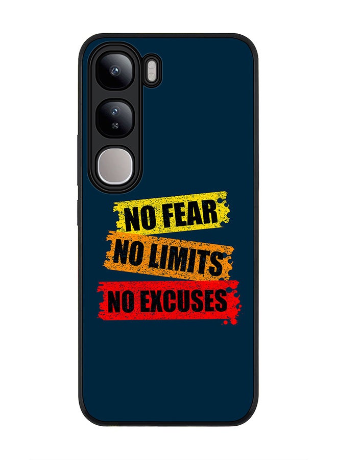 Stylizedd For vivo V40 Lite Case,Slim fit Camera Protection, Shockproof Thin Phone cover - No Fear Limits Excuses  - Image 1