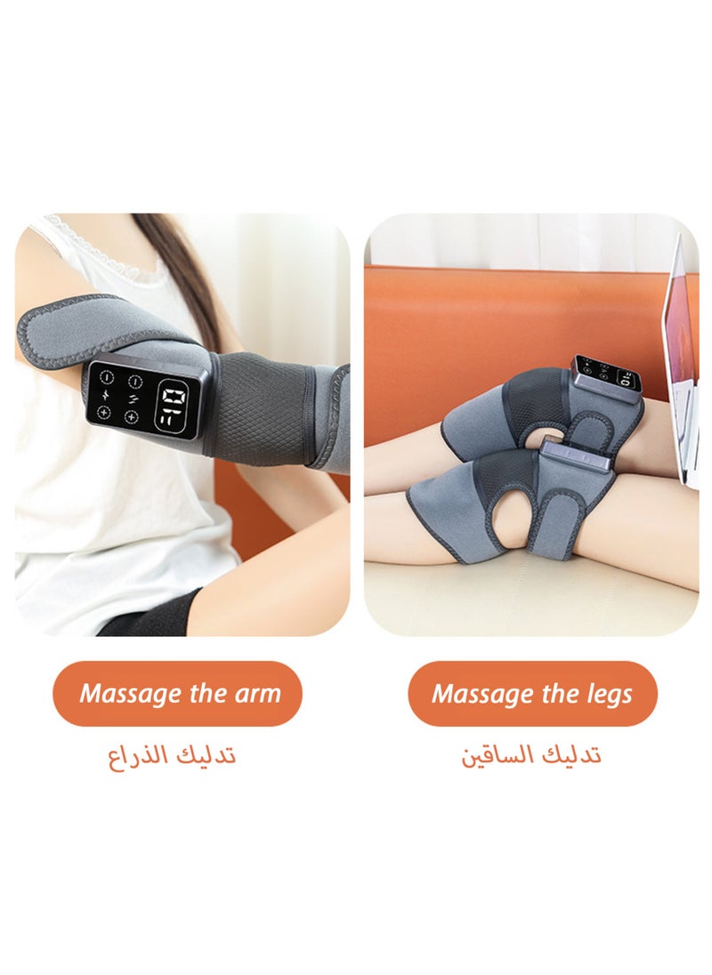 Jourvent Electric Heat Therapy Knee Massager for Joint Pain Relief, Shoulder & Elbow Therapy, Warm Knee Protector, Arthritis & Muscle Relaxation.  - Image 4