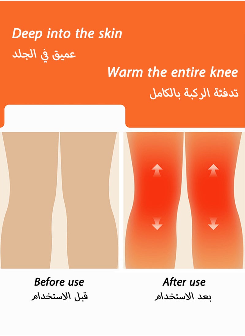 Jourvent Electric Heat Therapy Knee Massager for Joint Pain Relief, Shoulder & Elbow Therapy, Warm Knee Protector, Arthritis & Muscle Relaxation.  - Image 5