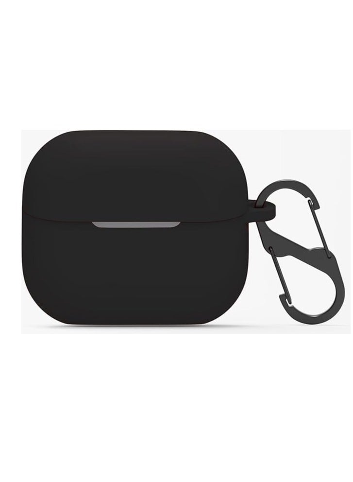 غطاء حافظة متوافق مع سماعات سامسونج جالكسي بودز 3 | بودز 3 برو (أسود) - Image 1