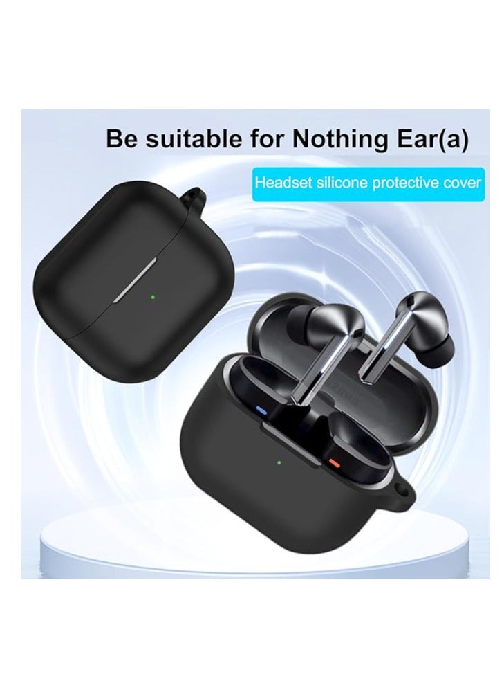 غطاء حافظة متوافق مع سماعات سامسونج جالكسي بودز 3 | بودز 3 برو (أسود) - Image 5