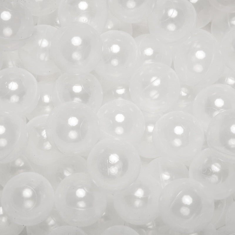 TRENDPLAY Plastic Balls for Ball Pits - Pack of 50 Hollow Balls- Safe and Exciting Playtime - Perfectly for Baby Pools, Birthday Party Decoration, Clear - Image 1