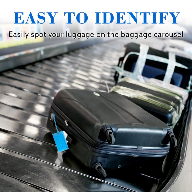 Sodsay 10 Pack Luggage Tags for Suitcases, Airplane Travel Essentials for Flying, International Travel Must Haves, and Luggage Accessories by Sodsay - Image 2