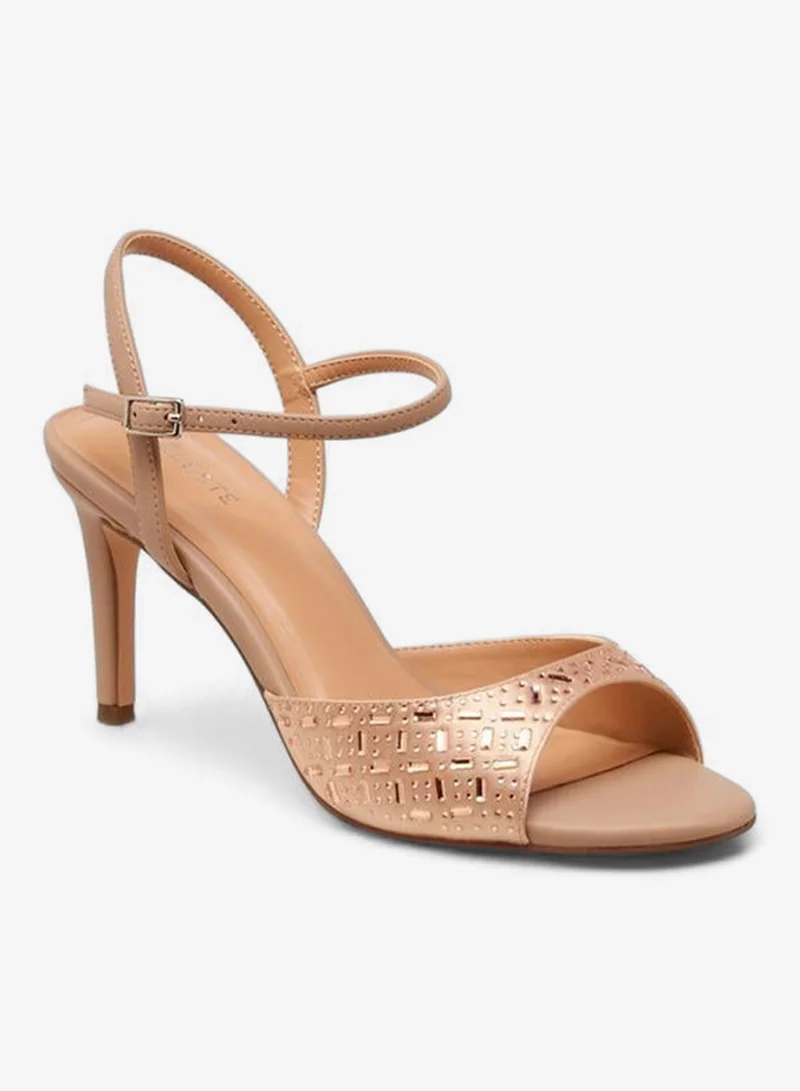 سيليست صنادل نسائية بكعب خنجر مزخرف