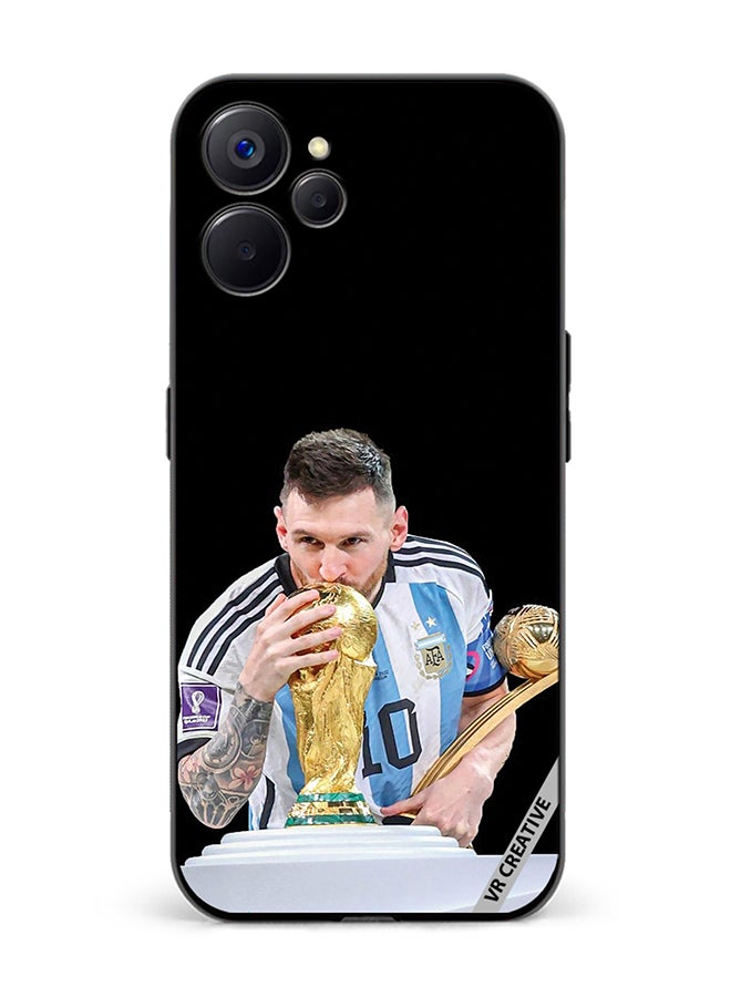 VR CREATIVE Protective Case Cover For Realme 10 5G Messi Design Multicolour - Image 1