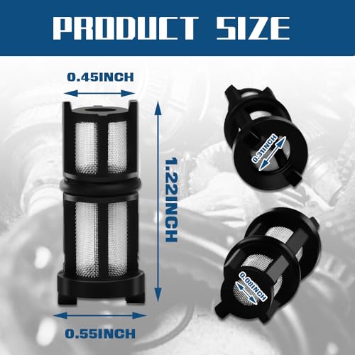 CHRYMUM Professional Oil Pressure Sensor Filter, Car Engine Oil Pressure Sensor Filter 917143 917-143 12585328, Oil Pressure Switch Screen Filter Replacement for GMC Buick Cadillac Chevy - Image 2