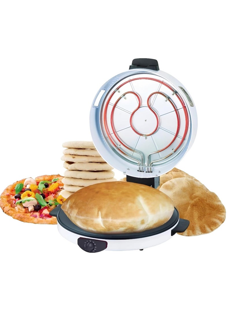 KLIKONIX 30cm Arabic Bread & Pizza Maker 1800W with KLIKON 270 ML Handheld Electric Garment Steamer | Portable 1300W KBM-865 + KGS-311  - Image 2