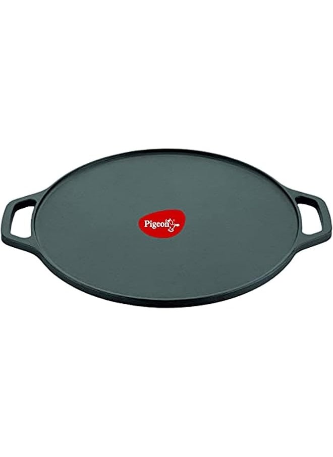 pigeon - Pre-Seasoned Cast Iron Dosa Tawa, Naturally Nonstick Cookware 30MM - Image 1