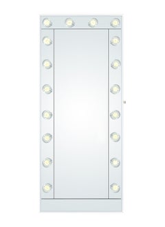VANITY LIVING VANITY LIVING Full Length Mirror with Lights,18 LED Lighted Body Mirror, Free Standing Floor Large Mirror with Dimmable Bulbs, Wall-Mounted and Standing Mirror for Bedroom  - Image 5