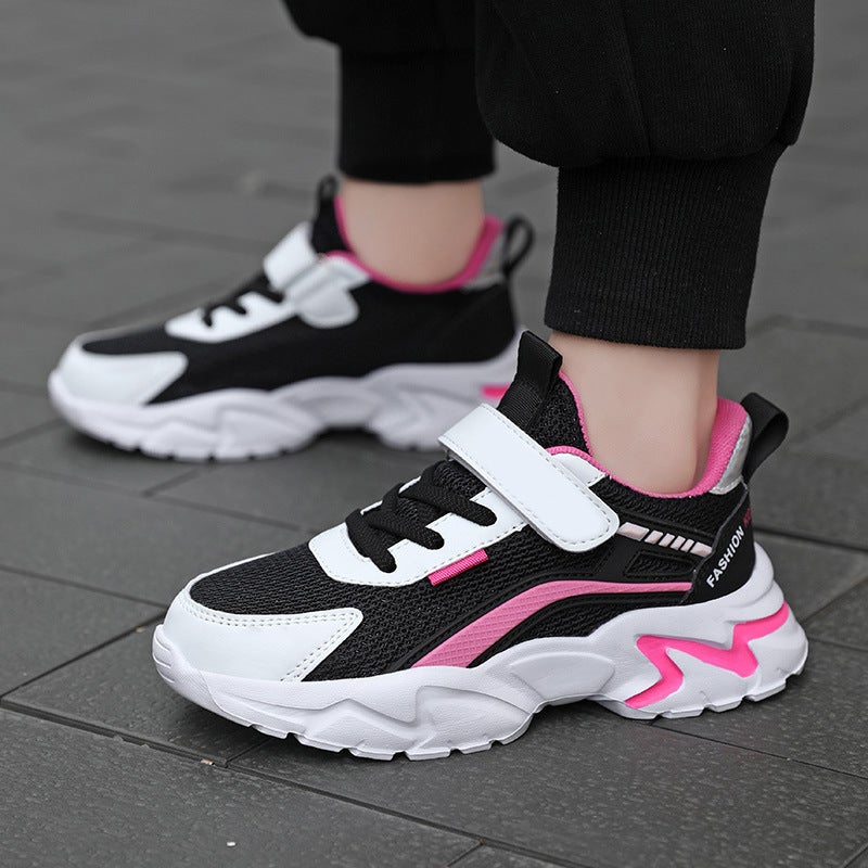 Mesh Sneakers Lightweight Flexible Sole Walking Shoes For Kids Indoor And Outdoor Activities - Image 4