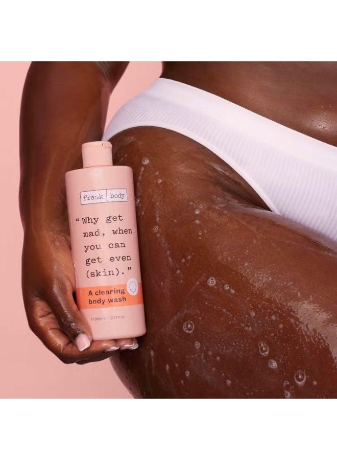 frank body A Clearing Body Wash 360ml - Image 3