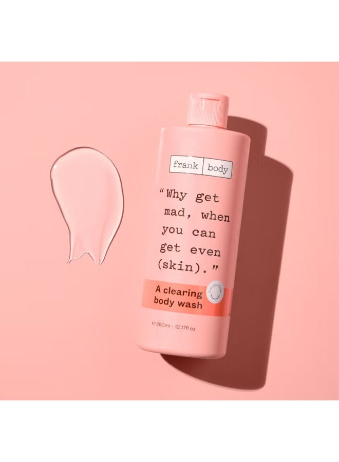 frank body A Clearing Body Wash 360ml - Image 2