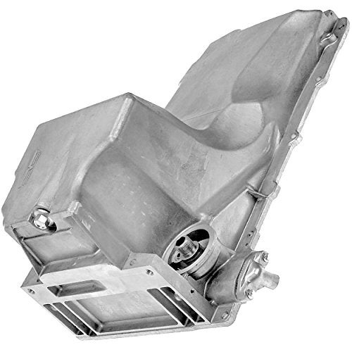 APDTY 375246 Engine Oil Pan Assembly w/Drain Plug (Aluminum, 4.8L 5.3L 6.0L LS Engine; Replaces 12579273, 11562588, 264315, GMP53A) - Image 1
