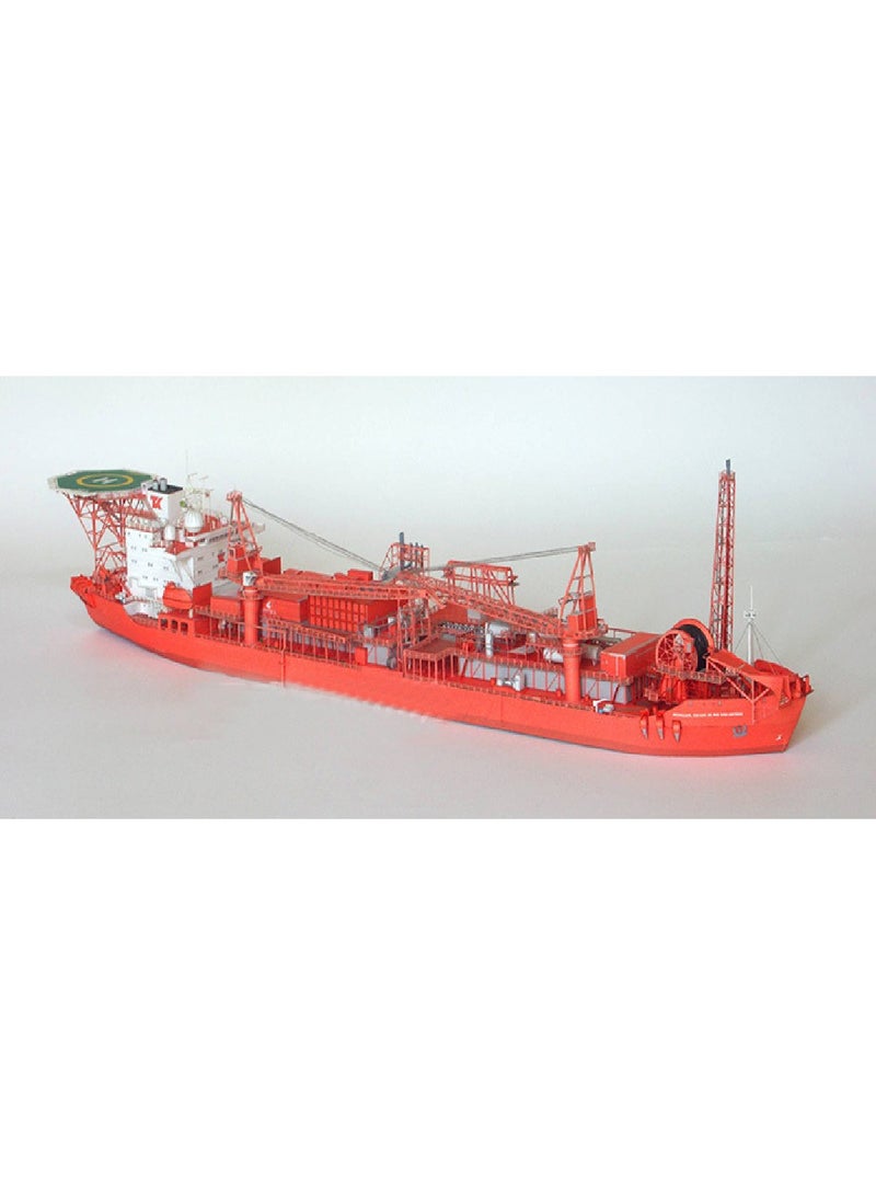 Norwegian FPSO Offshore Floating Production Tanker DIY Paper Model Kit Handmade Toy Puzzle Gift - Image 4