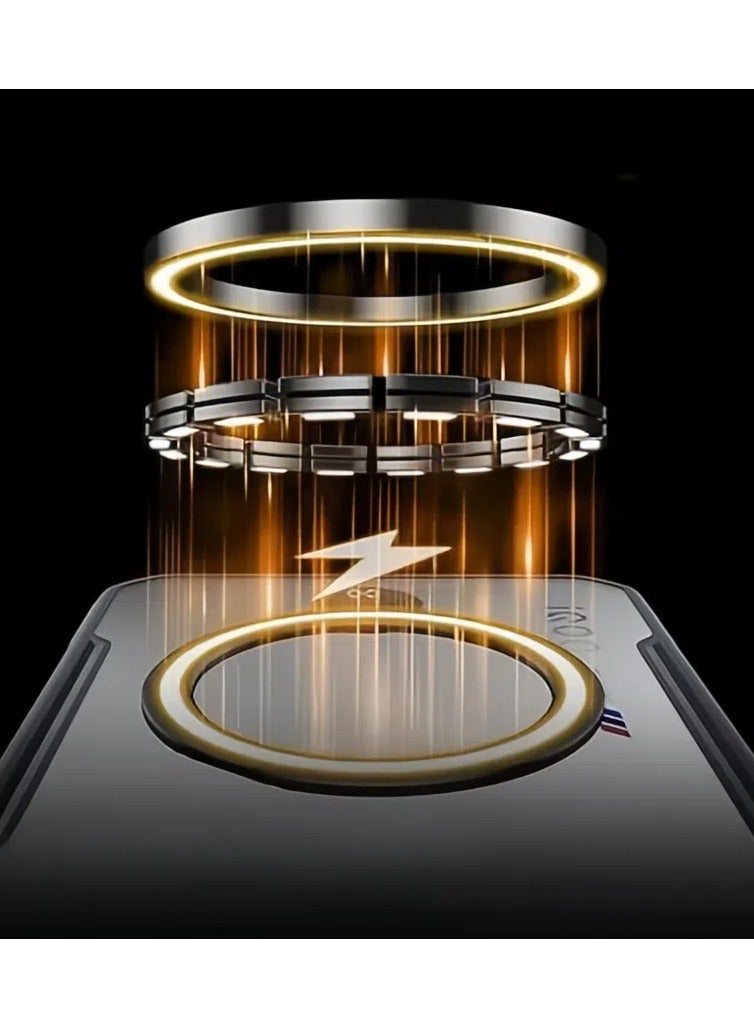 general Case for Vivo iQOO 13 (2024),Airbag Anti-Fall Magnetic Durable Phone Case with 360° Rotatable Stand,TPU+PC Anti-Yellowing Shockproof Protective Cover - Image 4