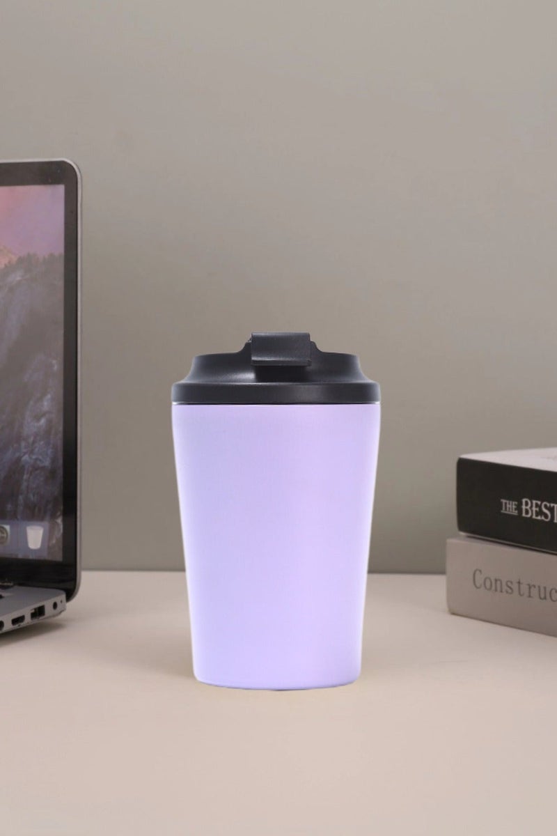 Travel Coffee Mug - Stainless Steel Insulated Tumbler with Leak-Proof Lid, Solid & Metallic Colors, Keeps Beverages Hot or Cold, Perfect for Commute, Office, or Travel 12oz/560ml - Image 3