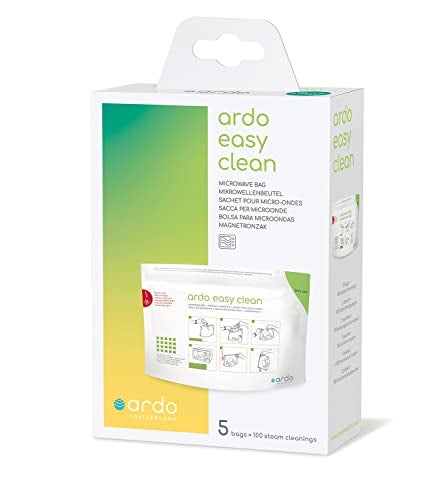 Ardo Easy Clean - Multi-use Microwave Steam Cleaning Bags for Breastfeeding Accessories, 5 Bags (100 Cleaning Cycles Total) - Image 2