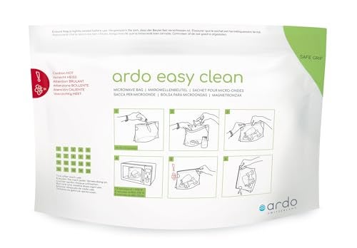 Ardo Easy Clean - Multi-use Microwave Steam Cleaning Bags for Breastfeeding Accessories, 5 Bags (100 Cleaning Cycles Total) - Image 3