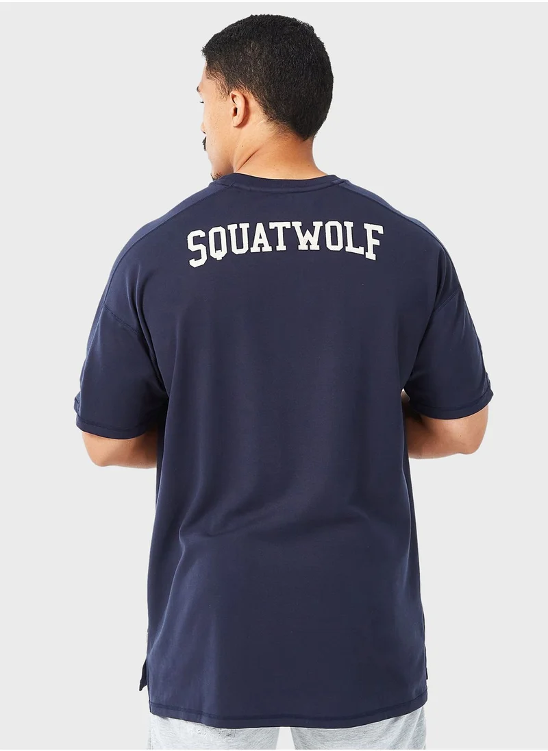 SQUATWOLF Golden Era Legacy Oversized T-Shirt