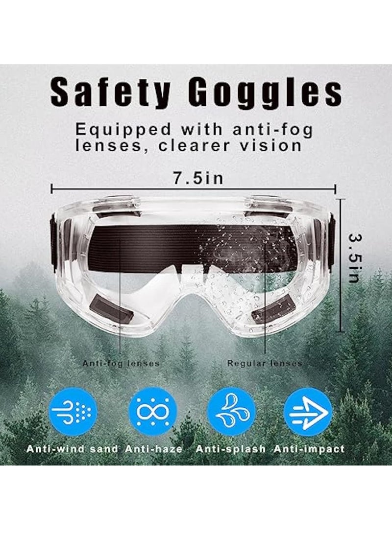 Zikra Respirator Mask, Reusable Respirator, Half Face Cover Gas Mask, with Safety Glass, Professional Breathing Protection, for Painting, Organic Vapor, Welding, Polishing, Woodworking and Other Protection - Image 5