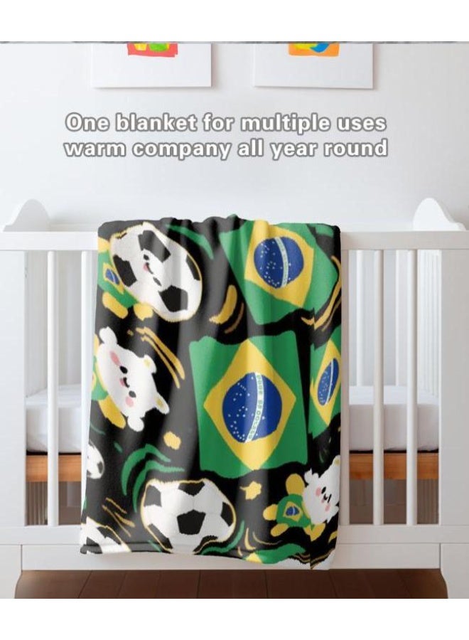 عام بطانية رقيقة من الفانيلا (دافئة ومريحة، ومناسبة للنوم واستخدام الألعاب وإزالة الغبار ومقاومة للرمل) 150 سم * 200 سم - 270 - Image 4