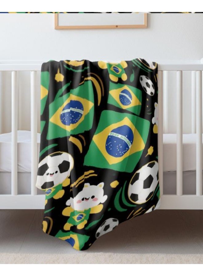 عام بطانية رقيقة من الفانيلا (دافئة ومريحة، ومناسبة للنوم واستخدام الألعاب وإزالة الغبار ومقاومة للرمل) 150 سم * 200 سم - 270 - Image 3