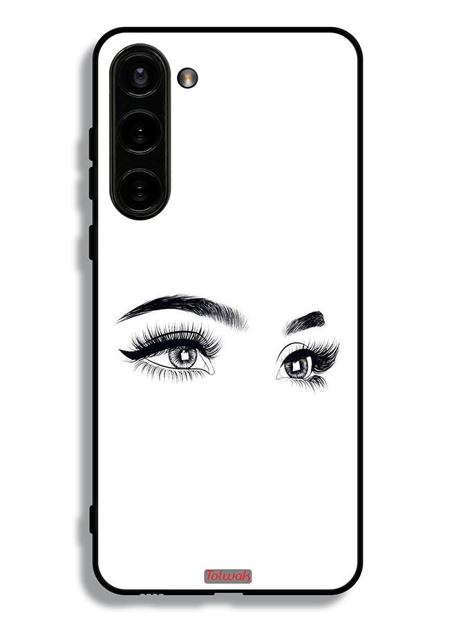 Tolwak Samsung Galaxy S23 Plus 5G Protective Case Cover Eyes Art - Image 3
