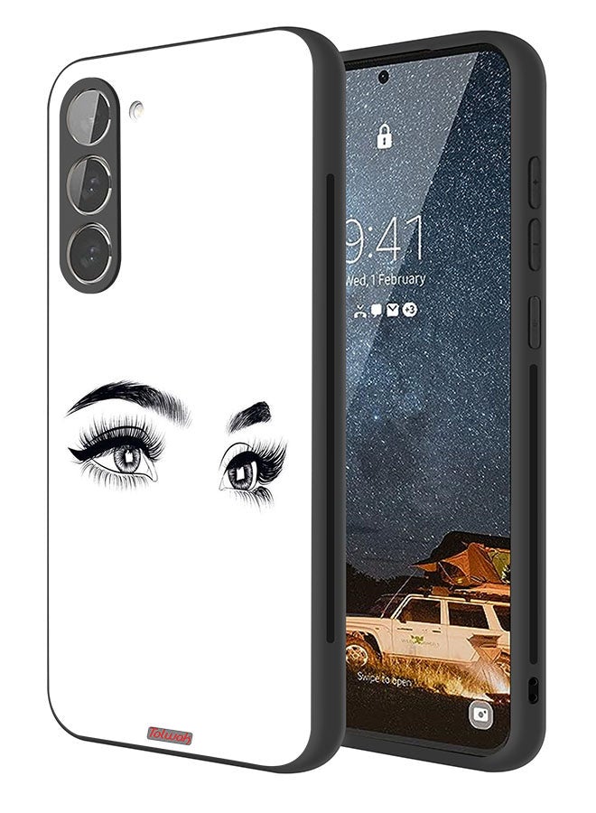 Tolwak Samsung Galaxy S23 Plus 5G Protective Case Cover Eyes Art - Image 1