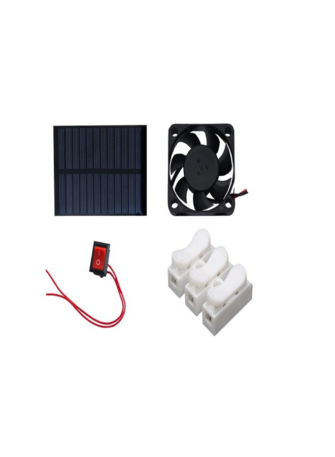 Electronicspices Electronic Spices DIY Mini Solar Exhaust Fan Kit Starter Kit with Video Tutorial & User Manual for Boys and Girls - Image 1