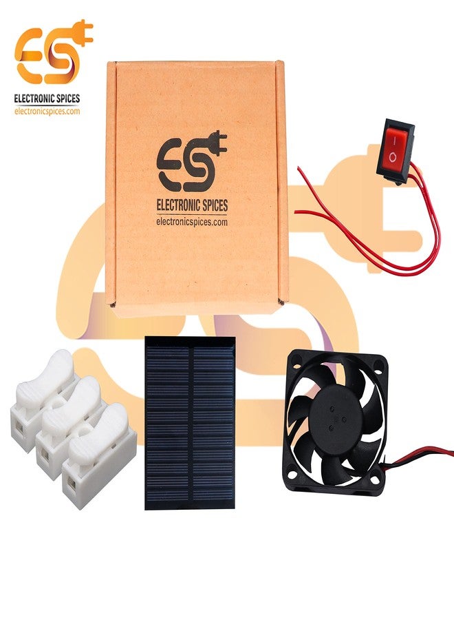 Electronicspices Electronic Spices DIY Mini Solar Exhaust Fan Kit Starter Kit with Video Tutorial & User Manual for Boys and Girls - Image 2