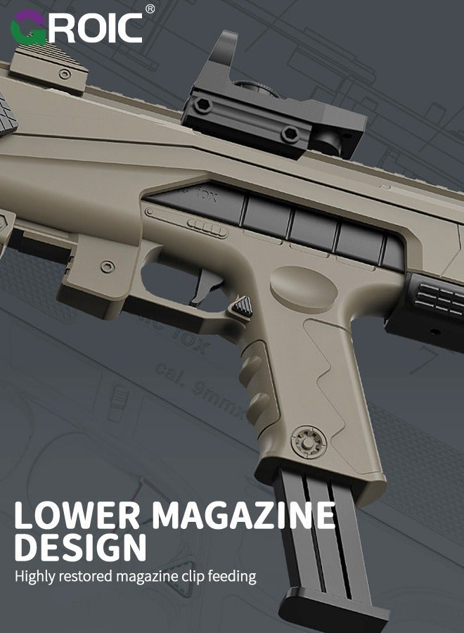 GROIC Combination Soft Bullet Toys Gun for Boys, Empty Shell Ejecting Design,Blasting Toy Foam Blaster with 20 Bullets,Shell-throwing Gun(Green) - Image 5