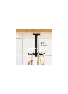MIRFA Multi Hook Wall Adhesive Rotating Organiser Hanger (Pack of 2)  - Image 3