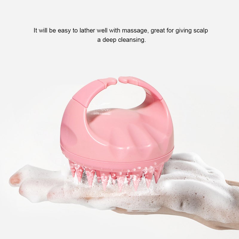 إسكدنيا فرشاة أداة تدليك فروة الرأس من السيليكون الناعم أسود 8.9 X 4 X 7.9سم - Image 5