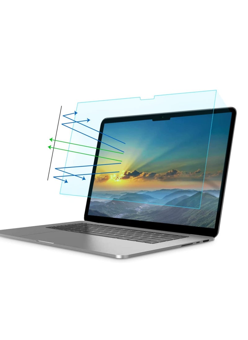 Generic Screen Protector for 2021-2024 MacBook Pro 14 A3112/A3185/A3401/A2918/A2992/A2442/A2779, Anti Blue Light with Touch ID Anti Scratch & Protect Eyes  - Image 1