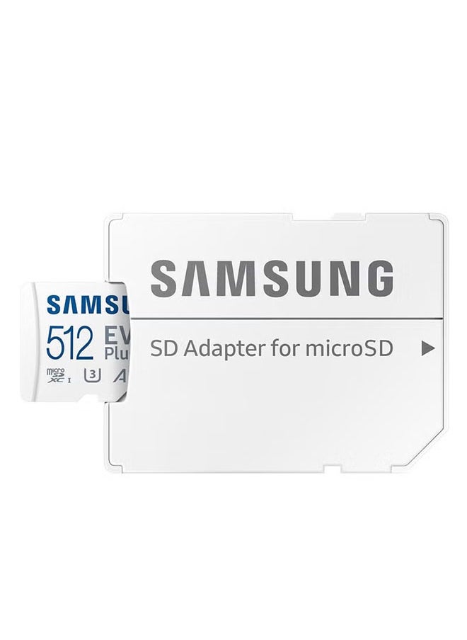 Samsung - Samsung EVO Plus 512GB SD Card with Adaptor Micro Sd Card Memory Card Up to 130MB/s Expanded Storage For PS5 PS4 Switch Gaming Tablets Smart Phones Camera Security Camera GoPro Done Dash Cam 512 GB - Image 1