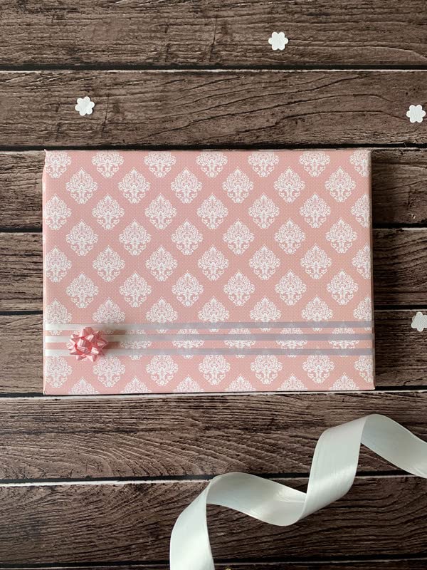 Dovetail Blush Gift Wrapping Paper Sheet Pack of 10 - Image 1