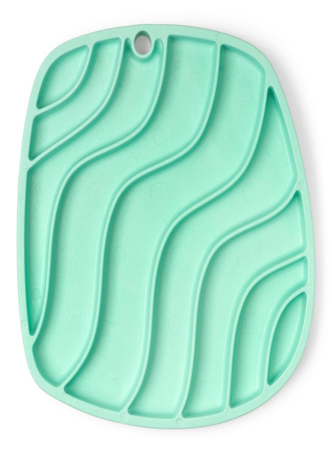 ويست باو بساط ويست باو سيفليكس ويفز فيست - متعدد الاستخدامات، بساط تغذية بطيئة، بساط لعق - يشجع على البحث عن الطعام واستكشافه - يجذب الحيوانات الأليفة الانتقائية في الطعام ويشجع على التغذية البطيئة - متعدد الاستخدامات - سهل التنظيف، غير سام - نعناع - Image 1