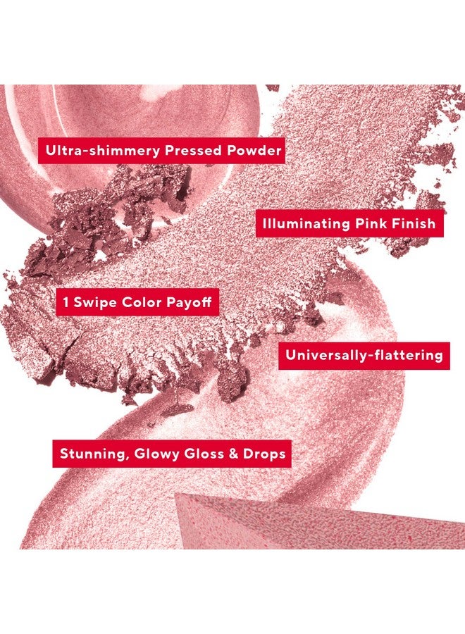 Mirabella 4Piece Makeup Set For Women & Girls Illuminizing Holiday Gift Setmakeup Set Includes Lip Gloss Glow Drops Powder Highlight & Blender Spongetalcfree & Paraben Free Cosmetic Set - Image 2