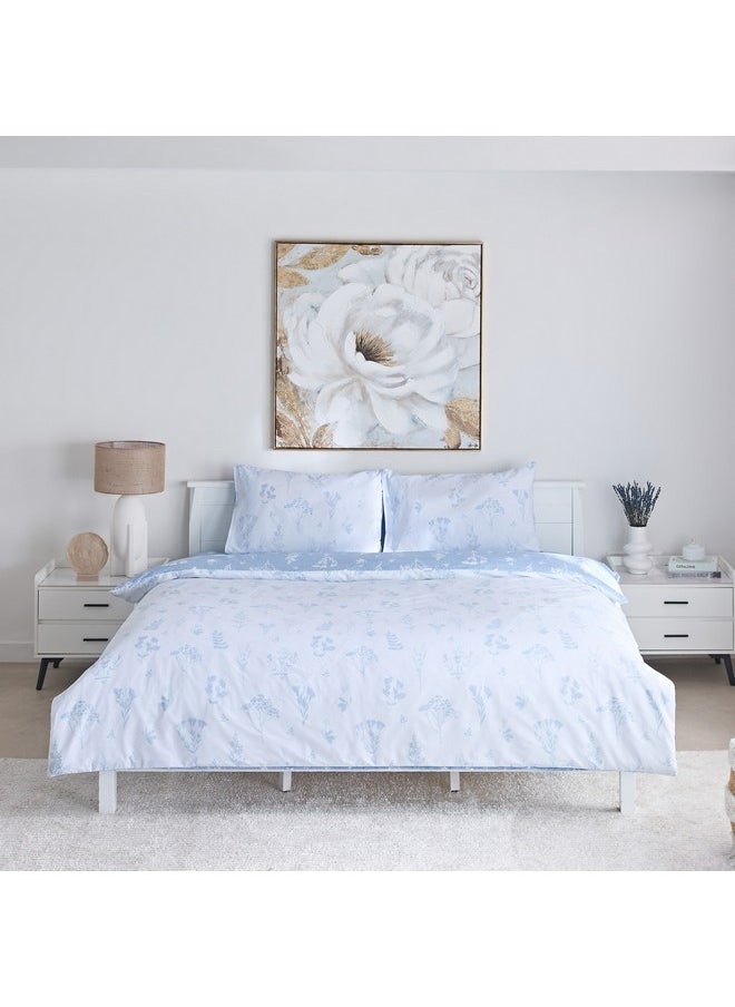 Home Box Albania Jimo 3-Piece Polycotton Printed Queen Duvet Cover Set 220 x 220 cm  - Image 1