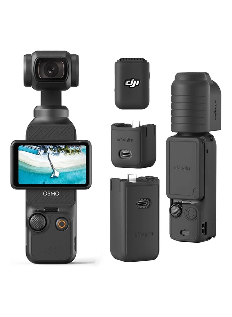 DJI Osmo Pocket 3 Silicone Case Silicone Case Protective Cover Handheld Gimbal Sports Camera Accessories  - Image 1