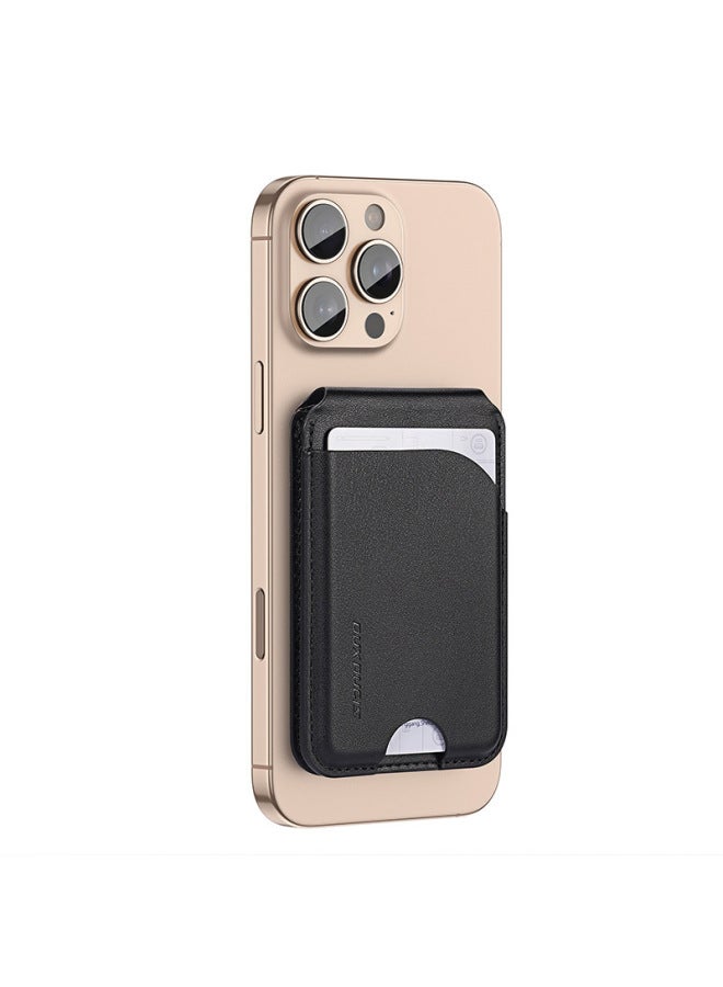 Suitable For MagSafe Magnetic Suction Bracket Card Bag IPhone16 Multi-functional Anti-theft Brush Mobile Phone Back Card Set Wholesale-Specifications:Shaft Style Magnetic Stand Card Holder Blue  - Image 5