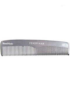Fendrihan Sturdy Metal Double Tooth Barber Grooming Comb (6.6 Inches)  - Image 2