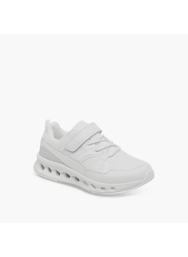 Dash Boys Panelled Sports Shoes with Hook and Loop Closure