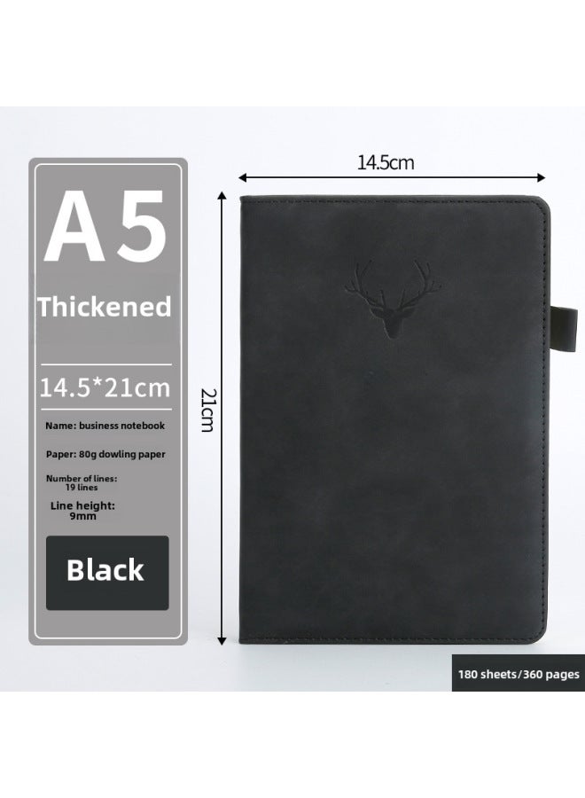 Enterprise Thickened High-value A5 Notebook Business Simple Ultra-thick Notebook Retro Art Student Notebook - Image 1