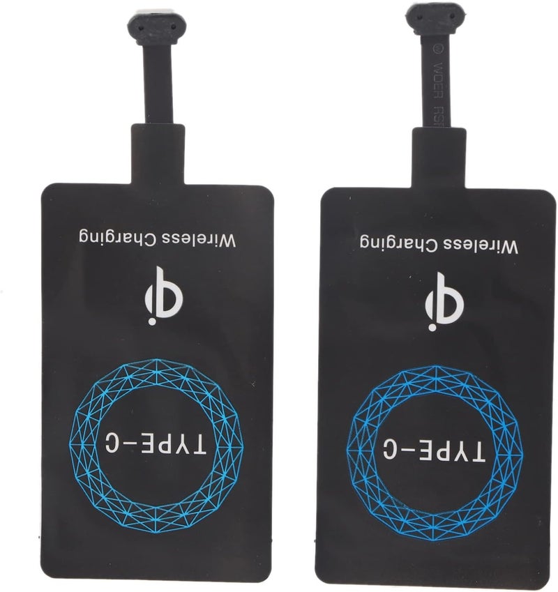 Bewinner 2pcs USB C Wireless Charger, Fast Charging Slim Type C Qi Wireless Charger Receiver Chip for USB C Phones, Wireless Charging Module - Image 1