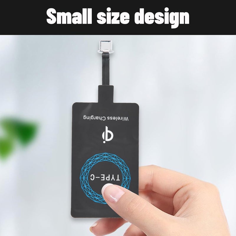 Bewinner 2pcs USB C Wireless Charger, Fast Charging Slim Type C Qi Wireless Charger Receiver Chip for USB C Phones, Wireless Charging Module - Image 4