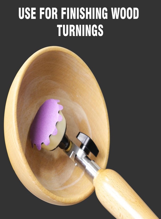 MAXMAN 3 Inch Sanding Discs 50Pcs, Wet Dry Hook and Loop Flex Edge Sandpaper Discs, 600 Grit Sandpaper, Wavy Sand Paper for Drill and Bowl Sanders, Drill Sanding Attachments - Image 4