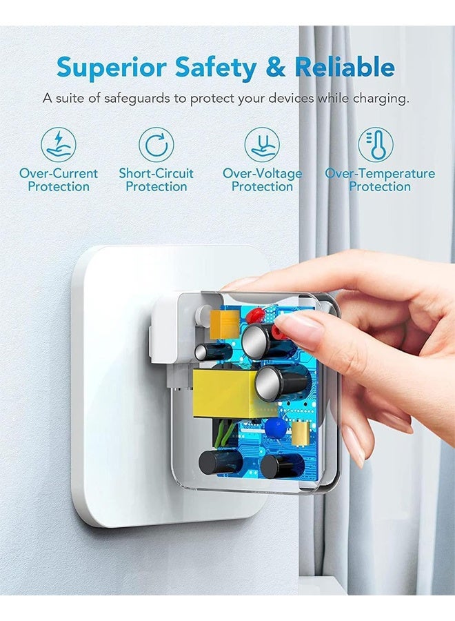 Compatible with MacBook Pro Charger 60W Replacement for L-Tip Models A1278 A1181 A1184 A1344 A1330 A1342 - Image 4